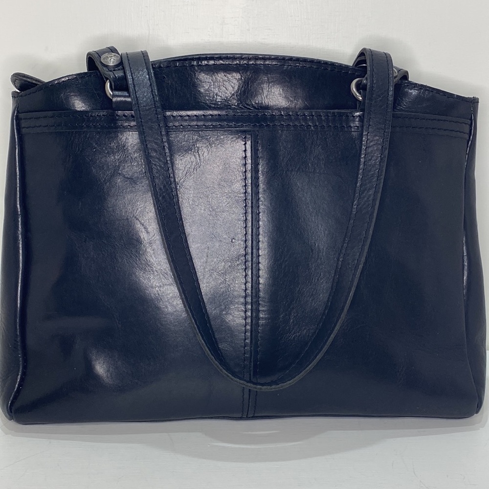PATRICIA NASH Black Leather “Poppy Tote” (Heritage Collection) Bag - Picture 5 of 14